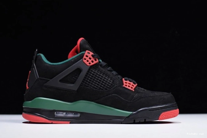 Gorge Jordan Green-Varsity GUCC Black 4 Red AQ3816-063 NRG Air 0520